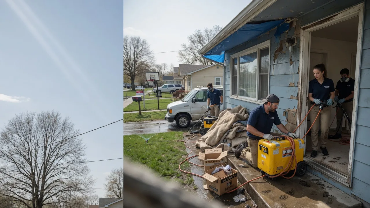 Basement Flood Cleanup in Lancaster, KS near me